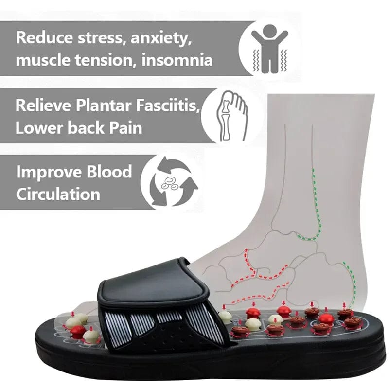 Acupuncture Therapy Foot Massage Slippers